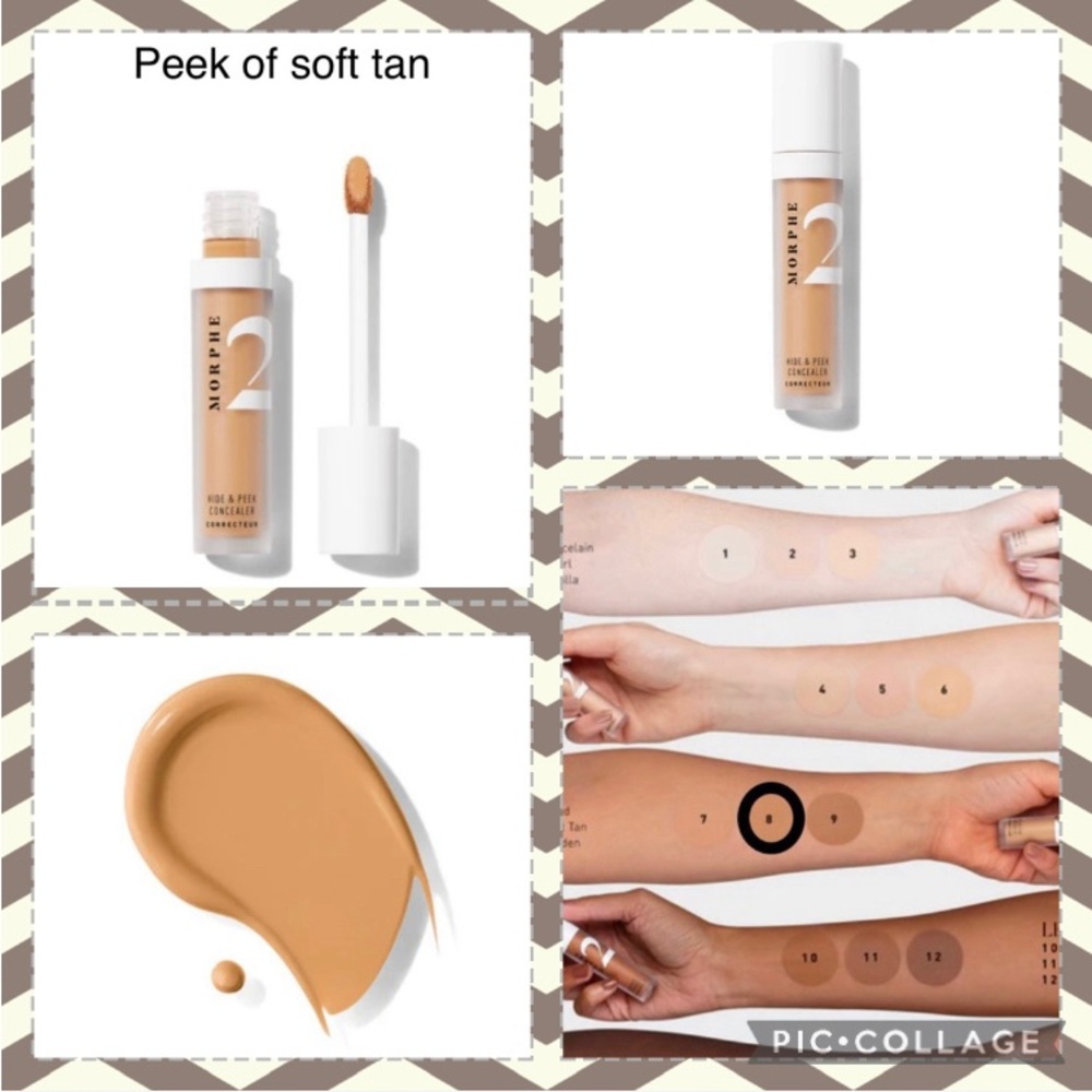 Soft tan- Morphe 2
Peek of soft tan | Hide & Peek Concealer